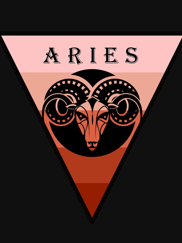 Aries Zodiac Sign by Gina-Driada T-Shirts, Hoodie, Sweatshirt | BlankRebels.com (Image 3)