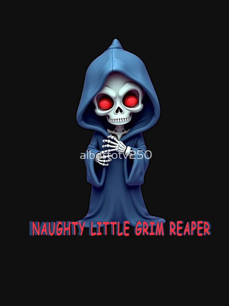 Naughty Little Grim Reaper T-shirt by albertotv250 Hoodie, Sweatshirt | BlankRebels.com (Image 3)