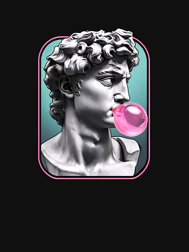 Vaporwave aesthetic greek statue bubble gum by analogsandpixel T-Shirts, Hoodie, Sweatshirt | BlankRebels.com (Image 3)