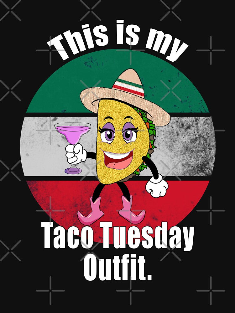 This is my Taco Tuesday Outfit - Tina Taco by CarrieTDesigns T-Shirts, Hoodie, Sweatshirt | BlankRebels.com (Image 3)