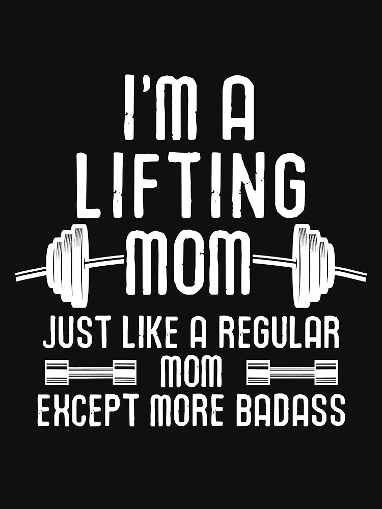 Workout Motivational Im A Lifting Mom by unassertive19 T-Shirts, Hoodie, Sweatshirt | BlankRebels.com (Image 3)