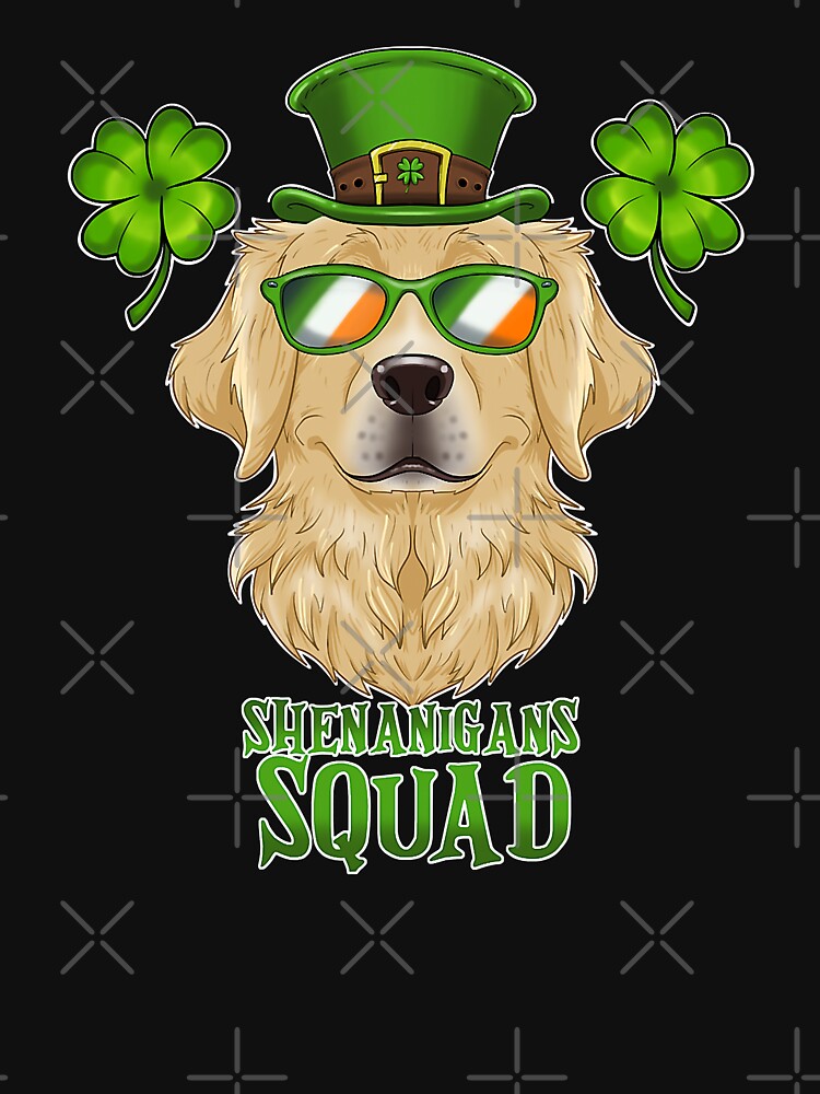 Shenanigans Squad St Patricks Day Golden Retriever by MichealExan T-Shirts, Hoodie, Sweatshirt | BlankRebels.com (Image 3)
