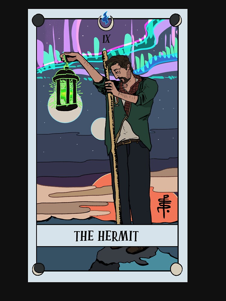 The Hermit - Lunamand Tarot by William Novak T-Shirts, Hoodie, Sweatshirt | BlankRebels.com (Image 3)