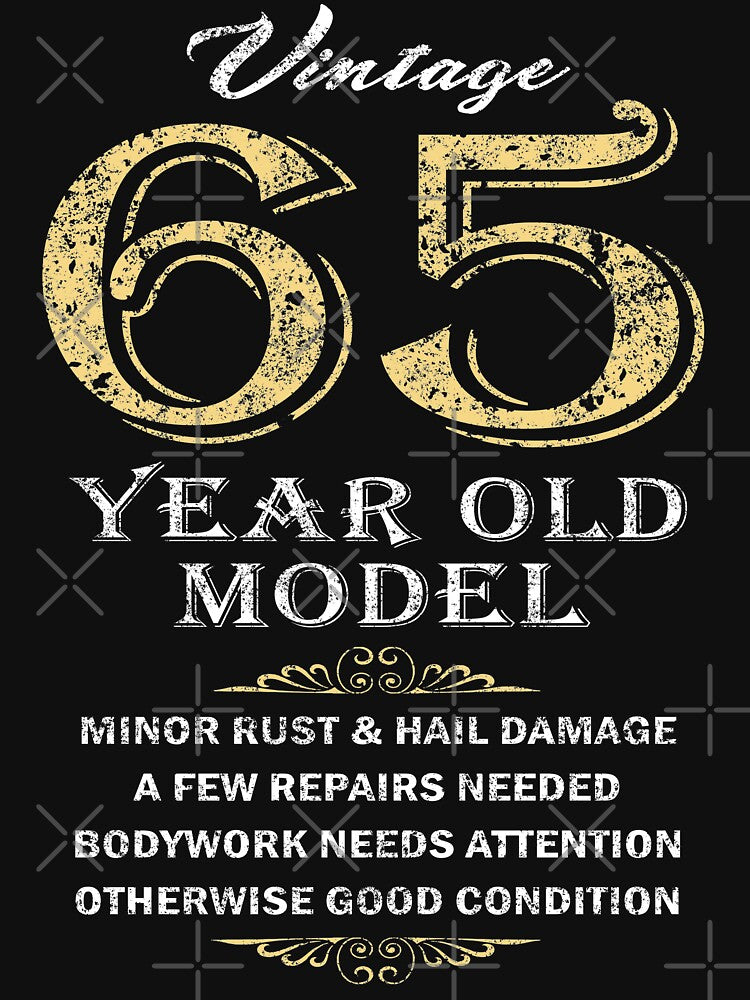 65th Birthday - Funny gift idea by HobzyMerch T-Shirts, Hoodie, Sweatshirt | BlankRebels.com (Image 3)