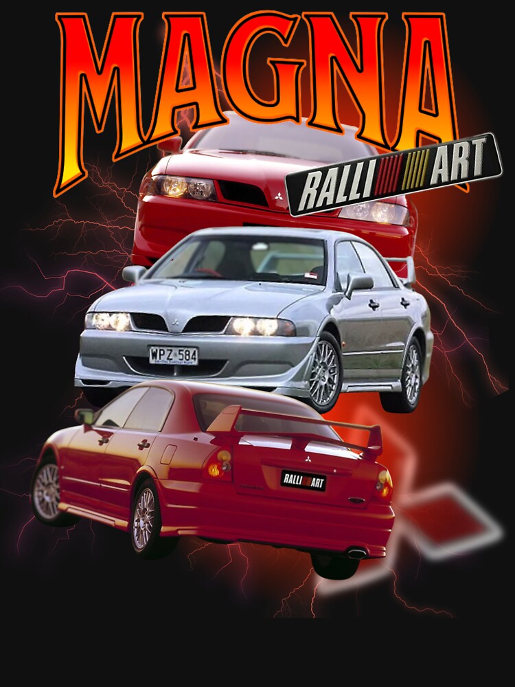 Mitsubishi TJ Magna Ralliart Vintage Design by car-cartoons T-Shirts, Hoodie, Sweatshirt | BlankRebels.com (Image 3)