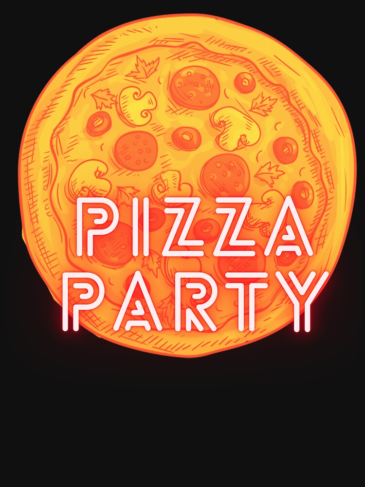Pizza Party Shirt, Pizza Lovers by Impulsshop Hoodie, Sweatshirt | BlankRebels.com (Image 3)