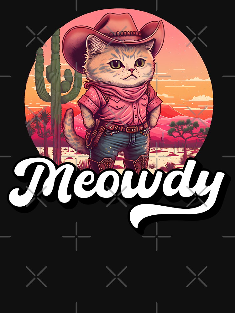 Cowboy Cat Meowdy by Daytone T-Shirts, Hoodie, Sweatshirt | BlankRebels.com (Image 3)