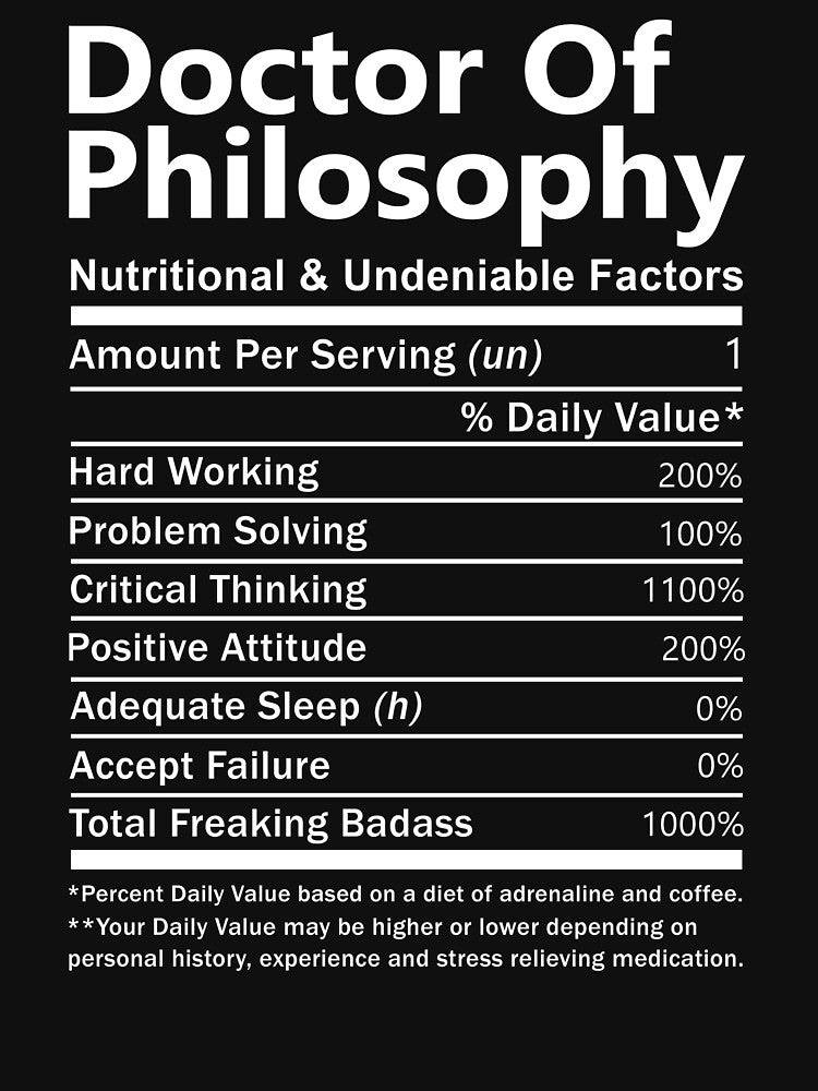 Doctor Of Philosophy by vanejamofedau T-Shirts, Hoodie, Sweatshirt | BlankRebels.com (Image 3)