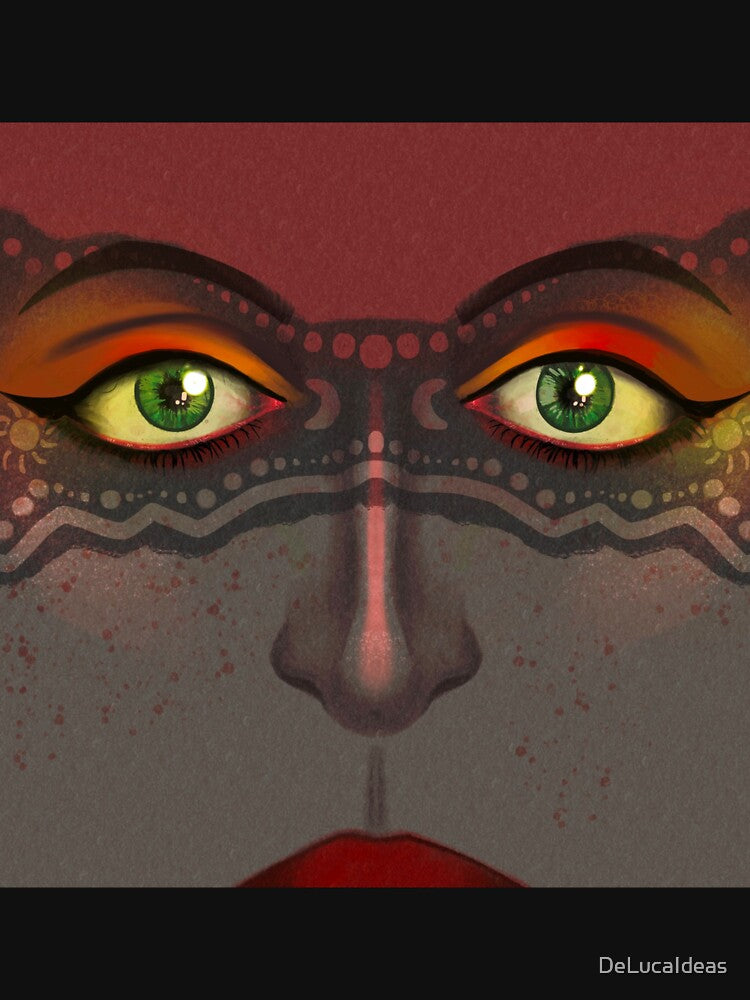 Tribal Face, Summer Solstice and the Moon by DeLucaIdeas T-Shirts, Hoodie, Sweatshirt | BlankRebels.com (Image 3)