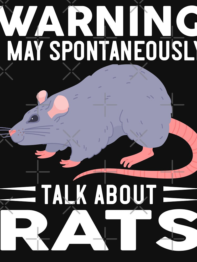 Warning I May Spontaneously Talk About Rats by OX-tright T-Shirts, Hoodie, Sweatshirt | BlankRebels.com (Image 3)