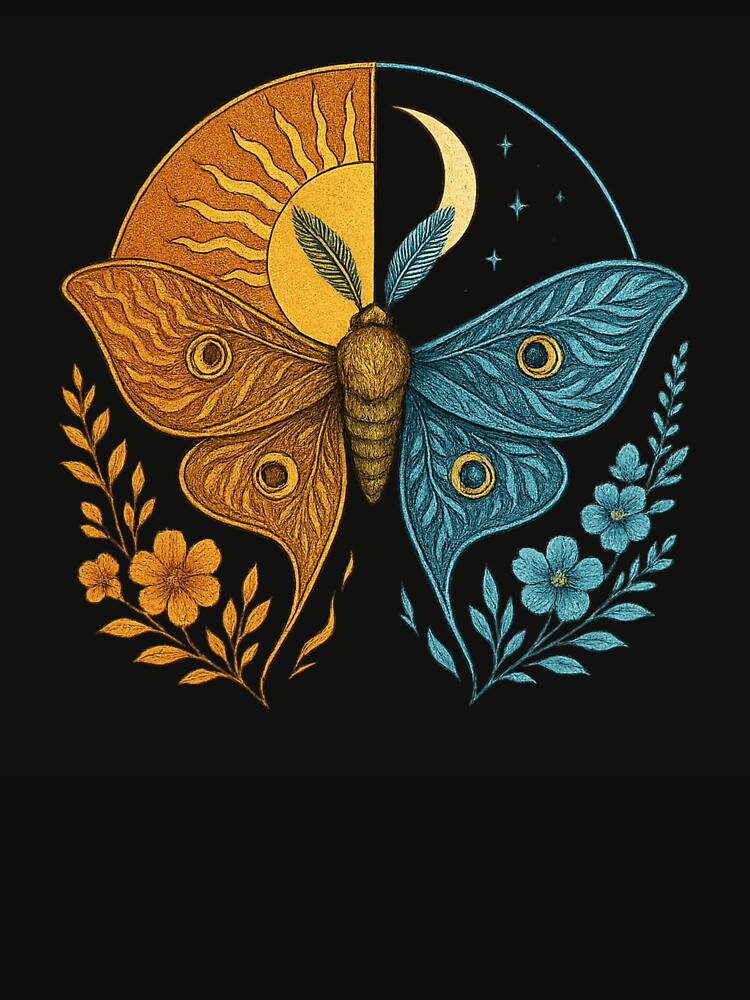 Artistic Butterfly Graphic – Nature Lover, Boho Festival Aesthetic, Symbol of Transformation and Beauty by POD... (Image 3)