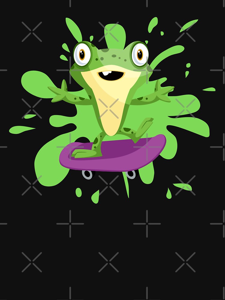 Frog on skateboard by dineshv T-Shirts, Hoodie, Sweatshirt | BlankRebels.com (Image 3)