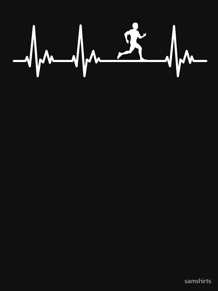 My Heart Beats for Running by samshirts T-Shirts, Hoodie, Sweatshirt | BlankRebels.com (Image 3)