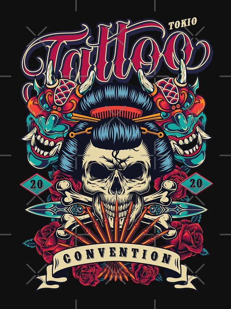 Tokyo convention tattoo by yassineddy T-Shirts, Hoodie, Sweatshirt | BlankRebels.com (Image 3)