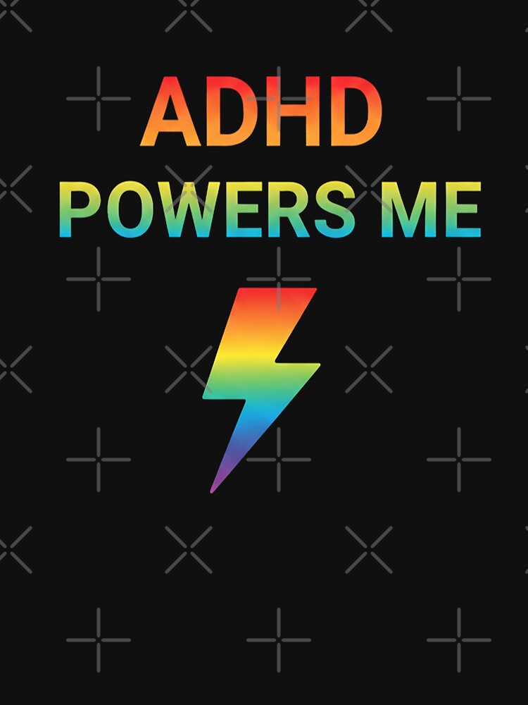ADHD Powers Me Rainbow Energy by PixelQ T-Shirts, Hoodie, Sweatshirt | BlankRebels.com (Image 3)