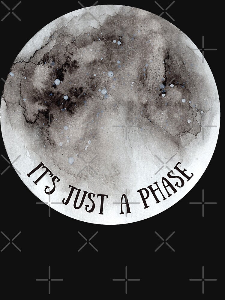 It's Just A Phase; Full Moon by SSustainable T-Shirts, Hoodie, Sweatshirt | BlankRebels.com (Image 3)