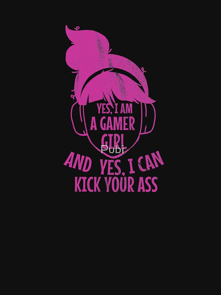 Gamer Girl Gift For Gamer Women by Pubi T-Shirts, Hoodie, Sweatshirt | BlankRebels.com (Image 3)