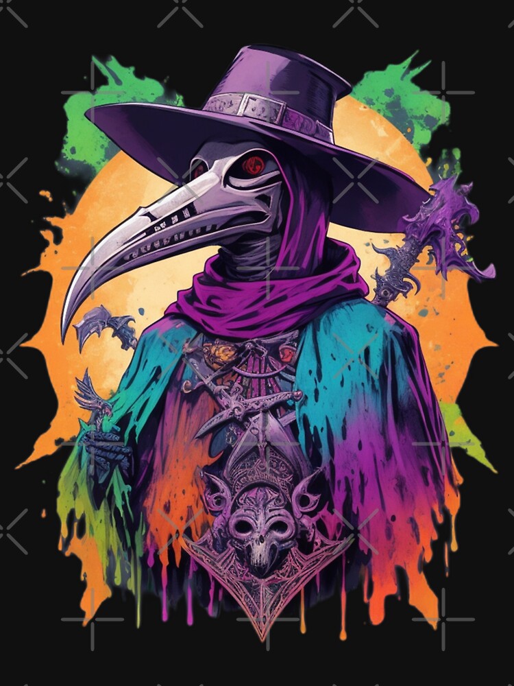 Plague Doctor Skeleton - Medieval Dark Ages by Ridiculam Toga T-Shirts, Hoodie, Sweatshirt | BlankRebels.com (Image 3)