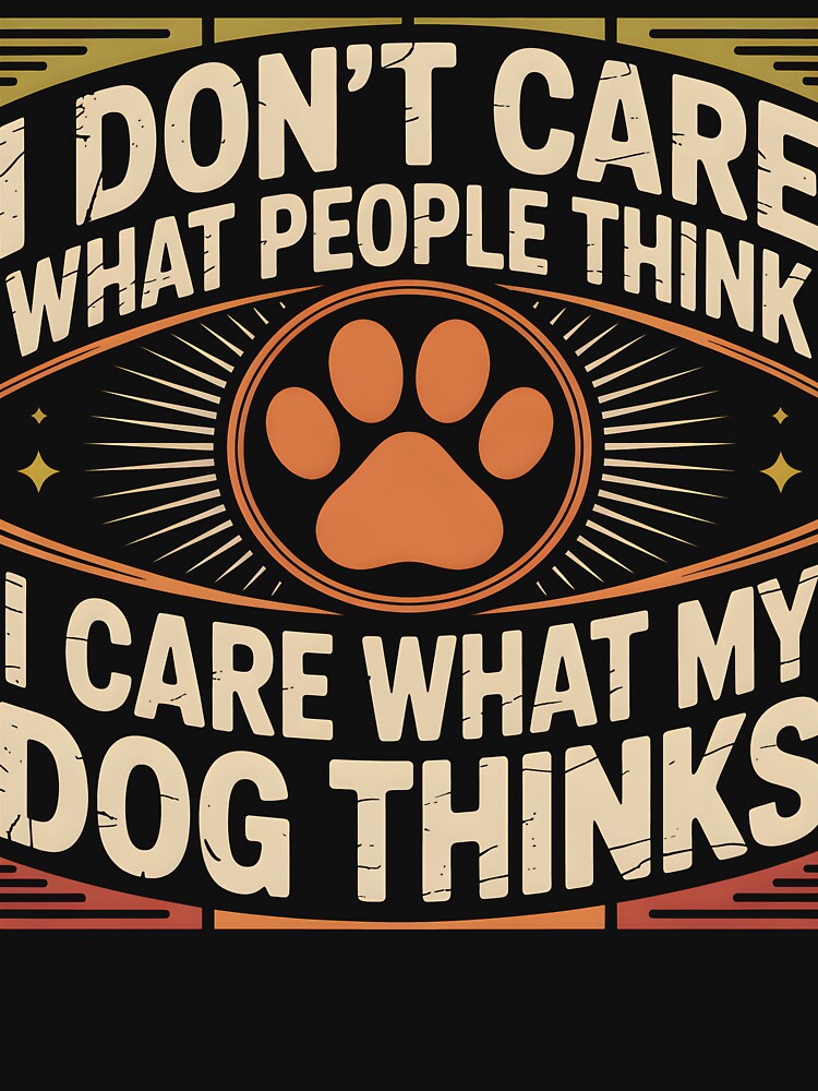 I Don’t Care What People Think I Care What My Dog Thinks by PrintivoraHub T-Shirts, Hoodie, Sweatshirt (Image 3)