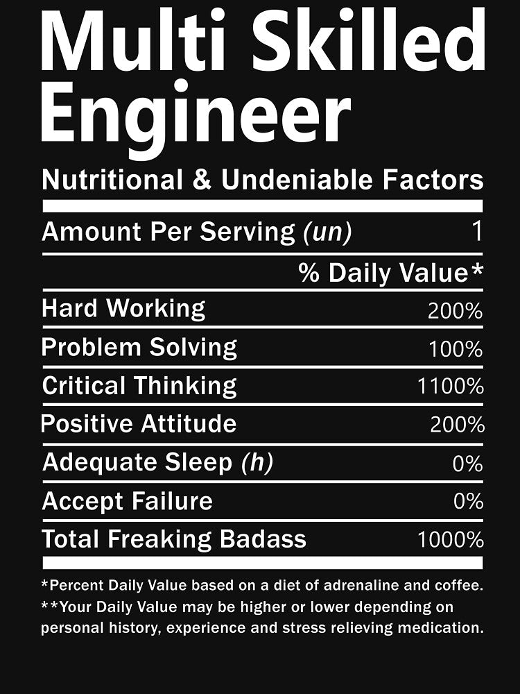 Multi Skilled Engineer by felstore690 T-Shirts, Hoodie, Sweatshirt | BlankRebels.com (Image 3)