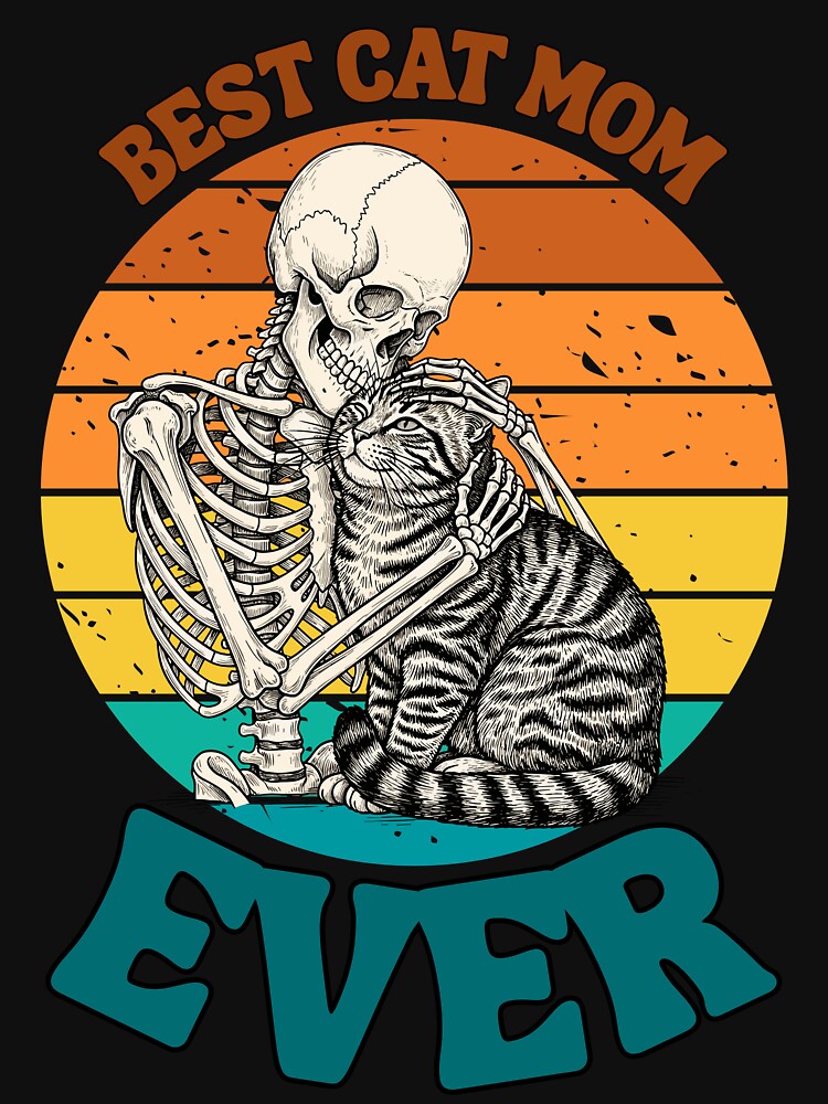 Best Cat Mom Ever Classic Funny T-Shirt by OldSkullDesigns Hoodie, Sweatshirt | BlankRebels.com (Image 3)