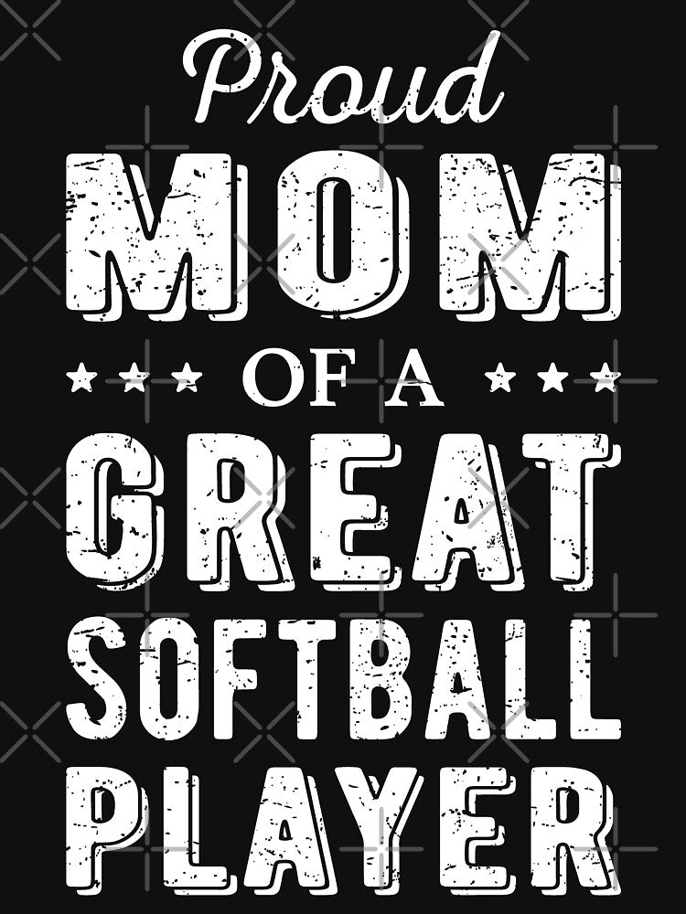 Proud Mom Of A Great Softball Player I by Lemon Pepper T-Shirts, Hoodie, Sweatshirt | BlankRebels.com (Image 3)