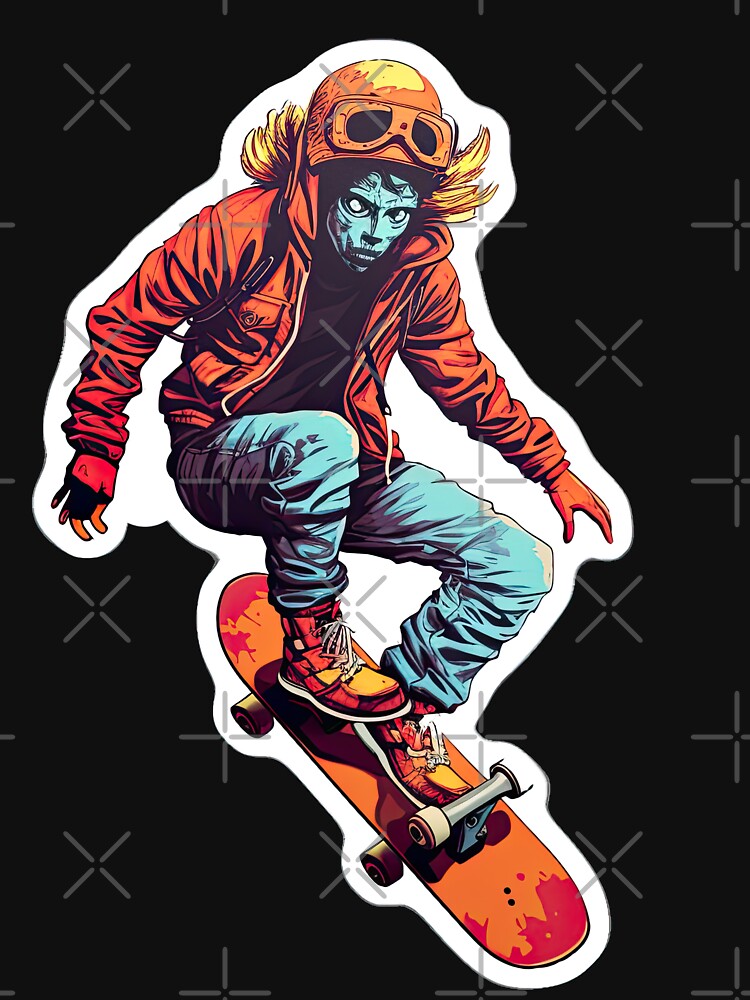sports girl on a skateboard by abmkf T-Shirts, Hoodie, Sweatshirt | BlankRebels.com (Image 3)