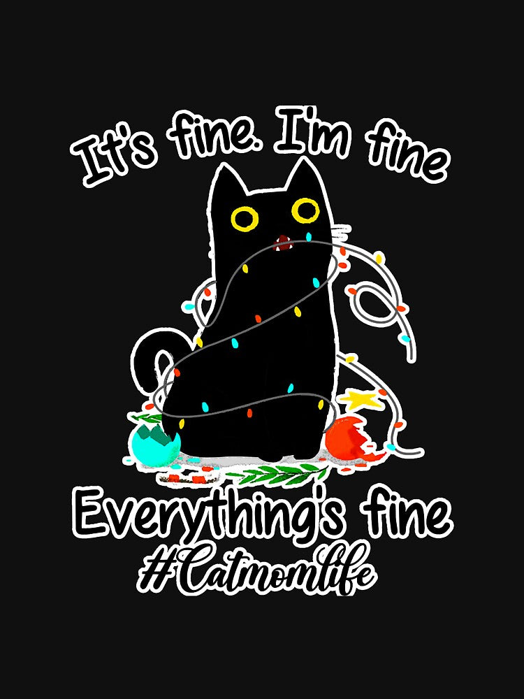 Christmas Lights Im Fine Everything Is by reyeskhan79 T-Shirts, Hoodie, Sweatshirt | BlankRebels.com (Image 3)