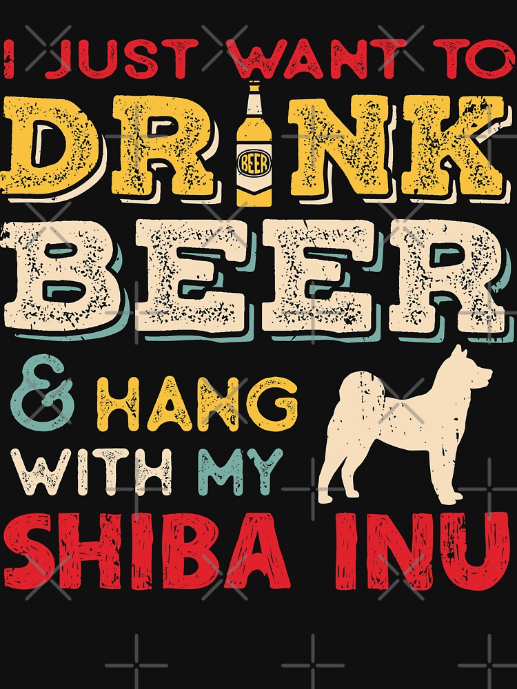 Shiba Inu Dog Dad Beer Lover by rafaeltto T-Shirts, Hoodie, Sweatshirt | BlankRebels.com (Image 3)