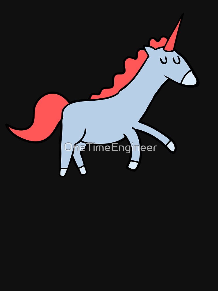 Funny unicorn cartoon by OneTimeEngineer T-Shirts, Hoodie, Sweatshirt | BlankRebels.com (Image 3)