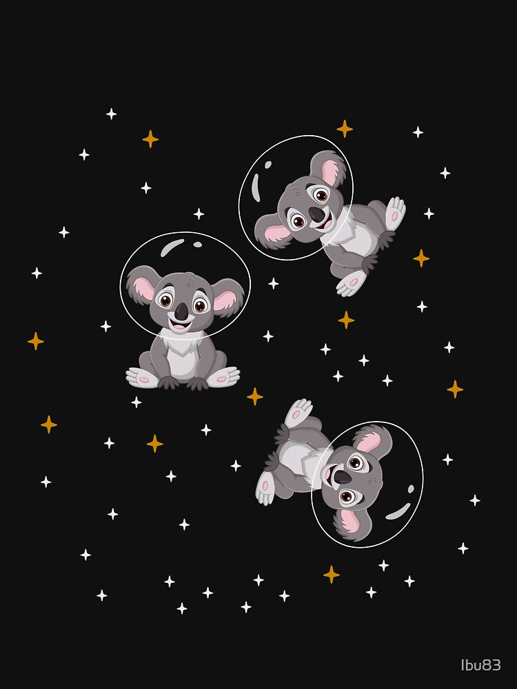 Koalas In Space - Astronaut Koala by Ibu83 T-Shirts, Hoodie, Sweatshirt | BlankRebels.com (Image 3)
