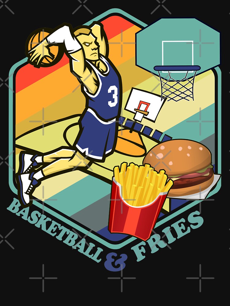 Basketball Fries Fastfood Burger Basketballer by TheAplus T-Shirts, Hoodie, Sweatshirt | BlankRebels.com (Image 3)