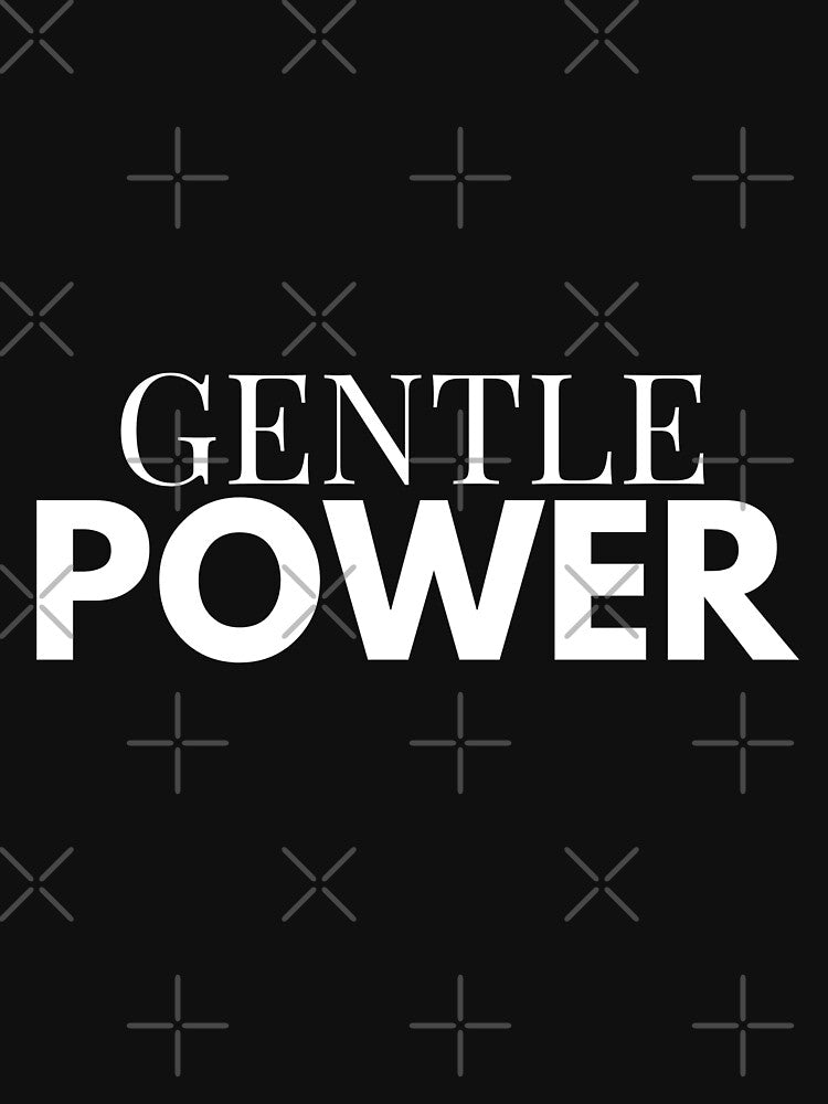 Gentle Power – Soft Minimal Feminine Quote T-Shirt by Formvia Studio Hoodie, Sweatshirt | BlankRebels.com (Image 3)