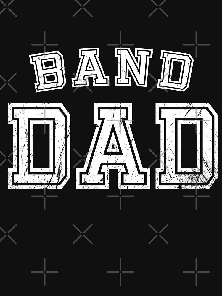 Band Dad High School Marching Band Cute Funny Father T-Shirt Distressed Vintage Style by arcadetoystore Hoodie,... (Image 3)