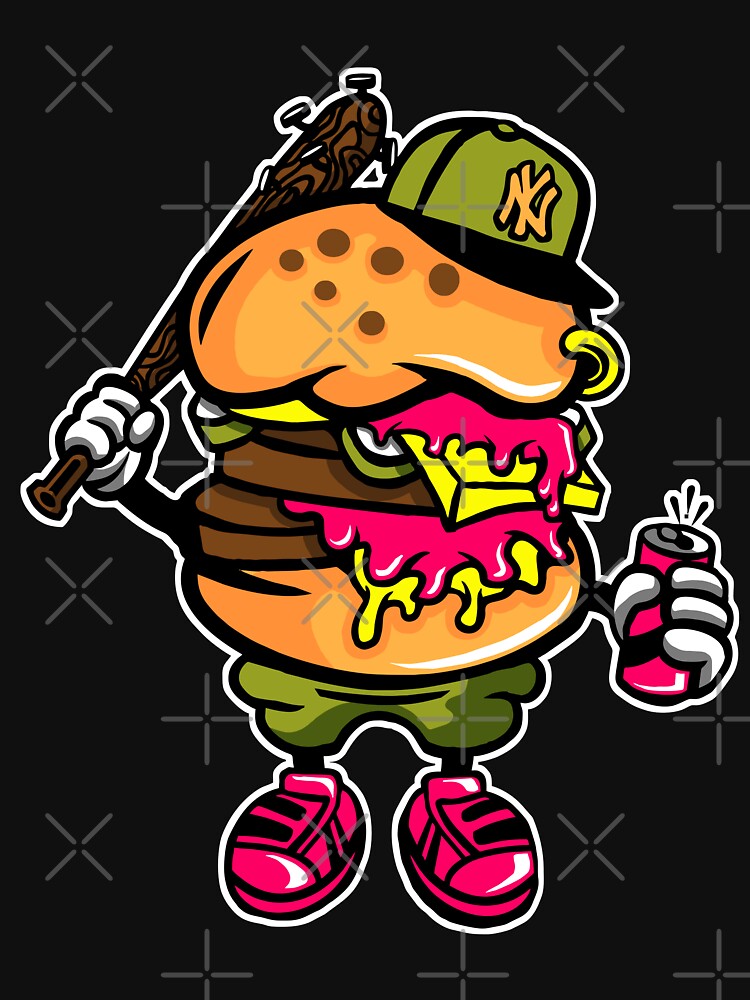Burger by cartoonbug T-Shirts, Hoodie, Sweatshirt | BlankRebels.com (Image 3)