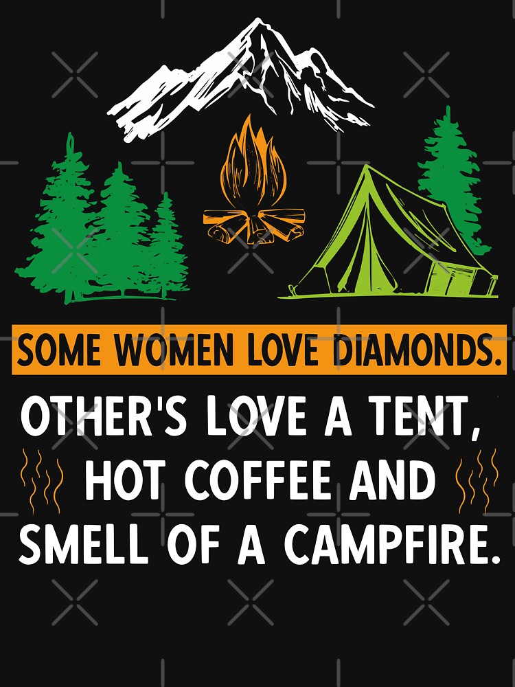 Camping Girl Campfire Women by TM-Multidesign T-Shirts, Hoodie, Sweatshirt | BlankRebels.com (Image 3)