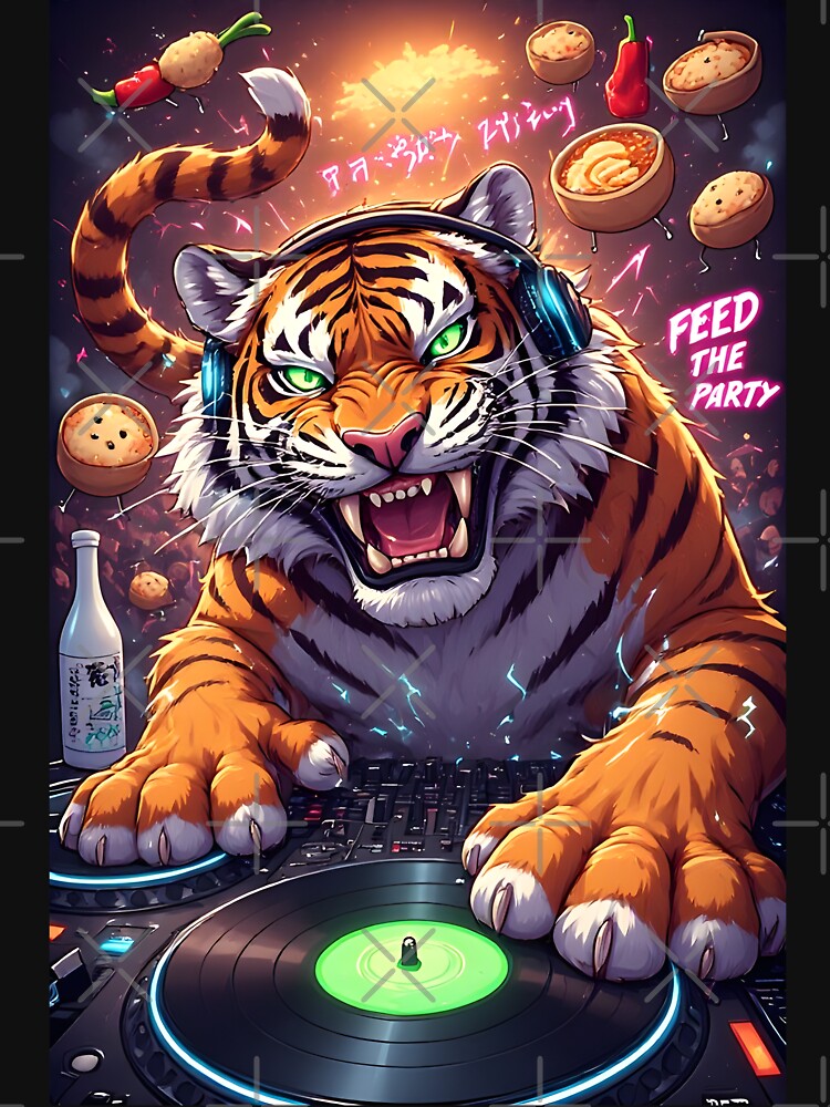 DJ Tiger - Bass Drop by owi-art T-Shirts, Hoodie, Sweatshirt | BlankRebels.com (Image 3)