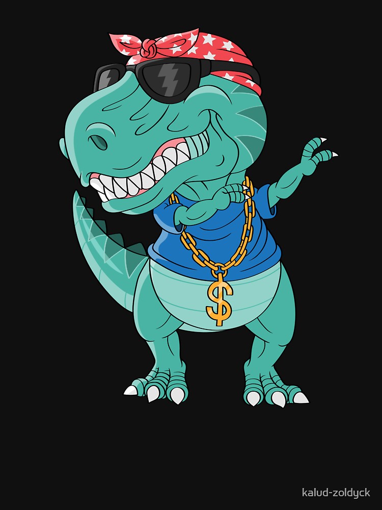 Cool T-Rex dabbing by kalud-zoldyck T-Shirts, Hoodie, Sweatshirt | BlankRebels.com (Image 3)