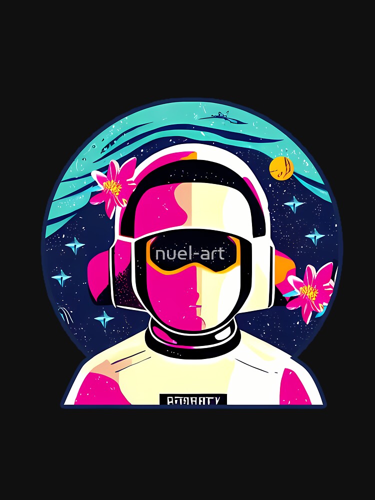 Astronaut Head by nuel-art T-Shirts, Hoodie, Sweatshirt | BlankRebels.com (Image 3)