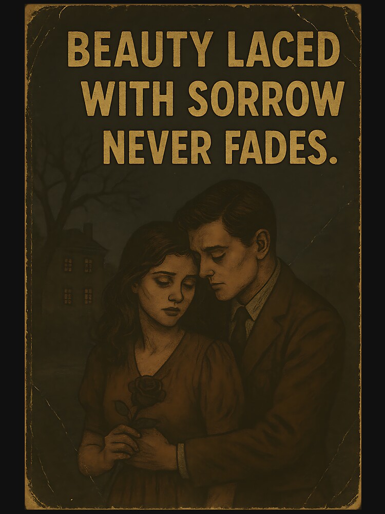 Vintage Dark Academia: Sorrow never Fades by bapupa T-Shirts, Hoodie, Sweatshirt | BlankRebels.com (Image 3)