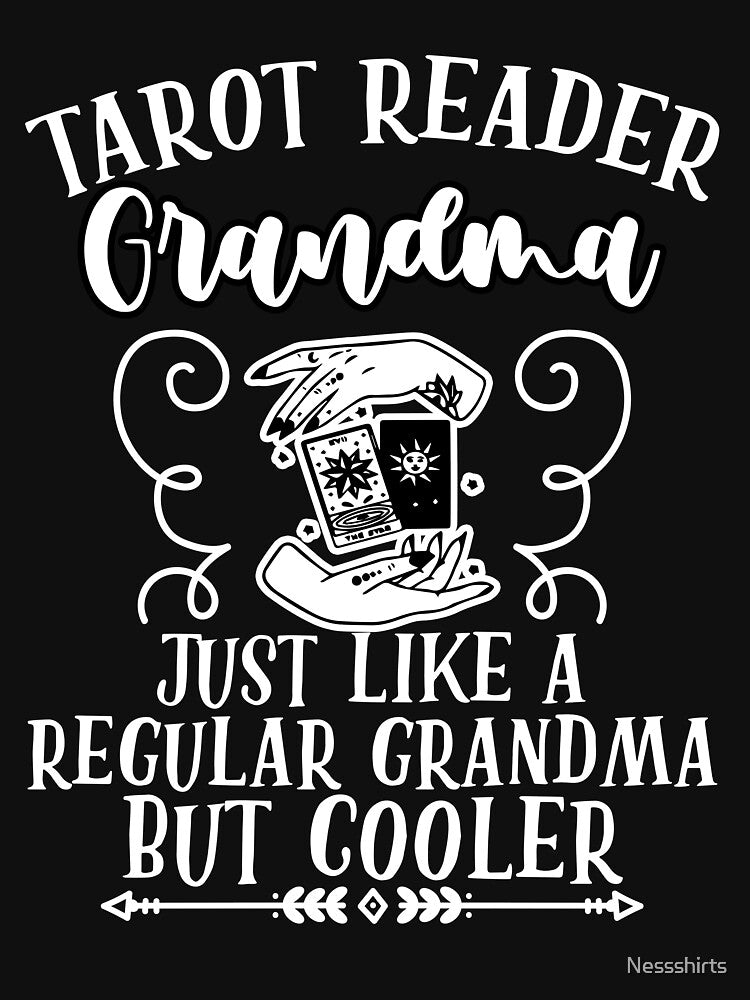 Funny Tarot Reader Grandma Definition A Tarot Cartomancy Fan by Nessshirts T-Shirts, Hoodie, Sweatshirt (Image 3)