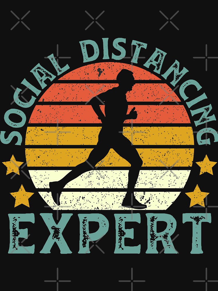 Funny Running Social Distancing Expert by DreamColor T-Shirts, Hoodie, Sweatshirt | BlankRebels.com (Image 3)
