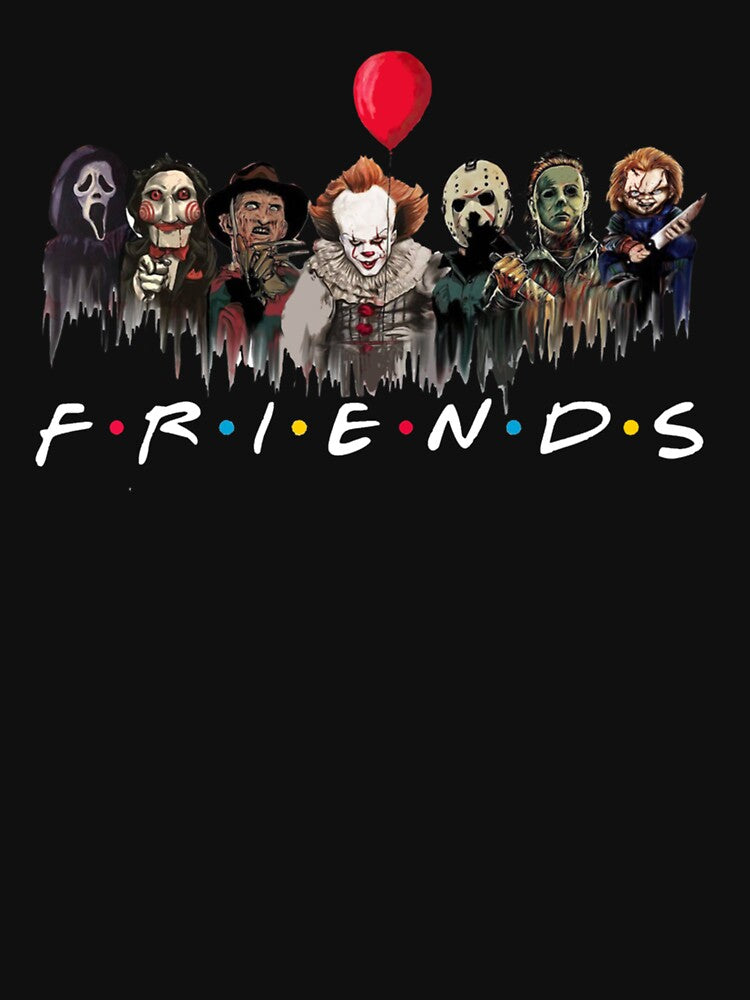 Halloween Horror Movie Killers Scary Friends by CoriDoris55 T-Shirts, Hoodie, Sweatshirt | BlankRebels.com (Image 3)