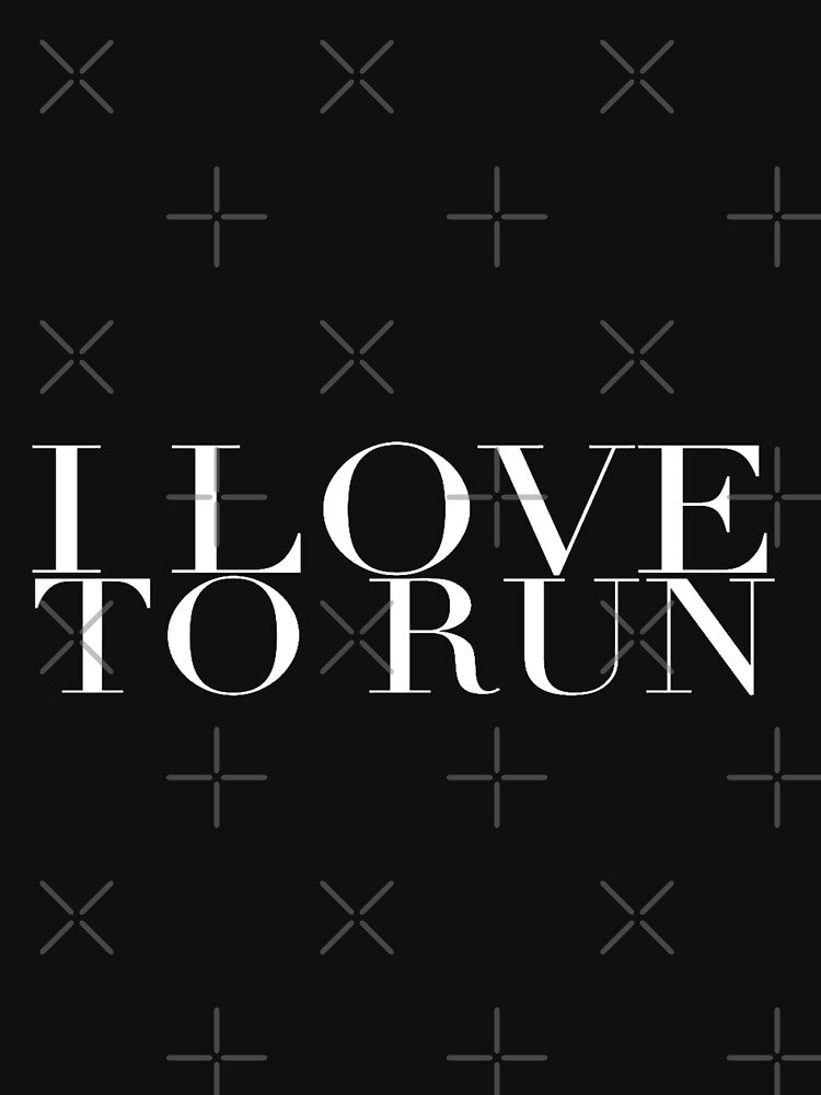 I Love to Run in White by KirstenJRenfroe T-Shirts, Hoodie, Sweatshirt | BlankRebels.com (Image 3)