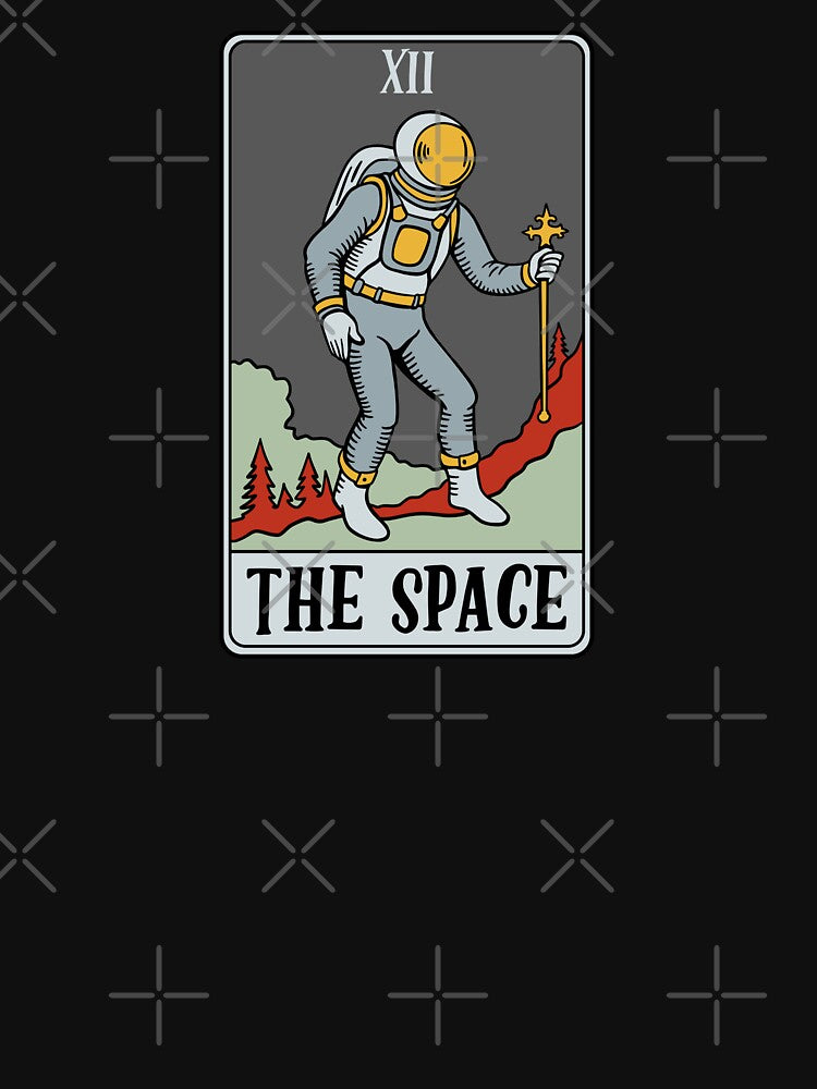 The Space - Funny Astronaut Mars Mission Tarot Card by isstgeschichte T-Shirts, Hoodie, Sweatshirt (Image 3)