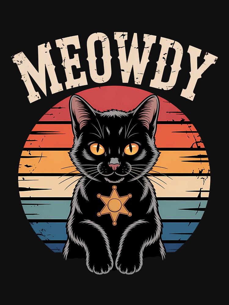 Cat Meme Cowboy Western by LittleBO5 T-Shirts, Hoodie, Sweatshirt | BlankRebels.com (Image 3)