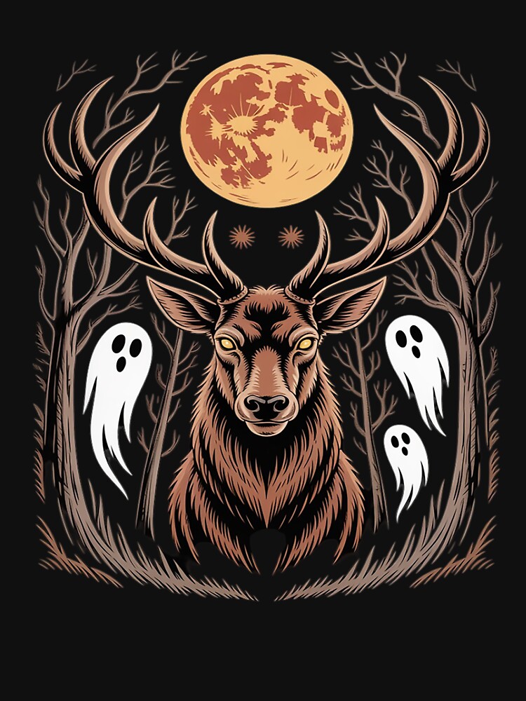Halloween Deer  Boys Halloween  Halloween buck by trinfhri T-Shirts, Hoodie, Sweatshirt | BlankRebels.com (Image 3)