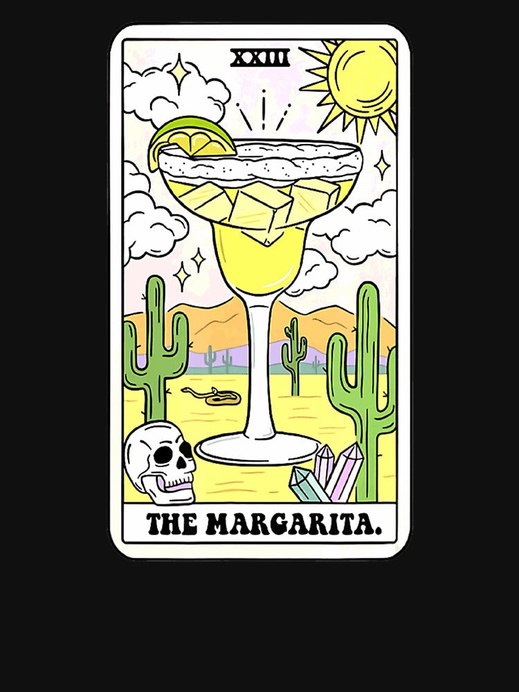 Margarita Wine Desert Cowboy Crescent Tarot Card Halloween by taaddison50 T-Shirts, Hoodie, Sweatshirt (Image 3)