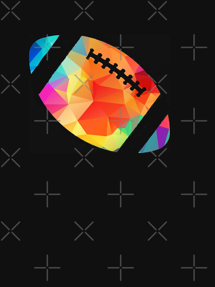 Geometric Football Shape Low Poly Softball Gift by freeArt10 T-Shirts, Hoodie, Sweatshirt | BlankRebels.com (Image 3)