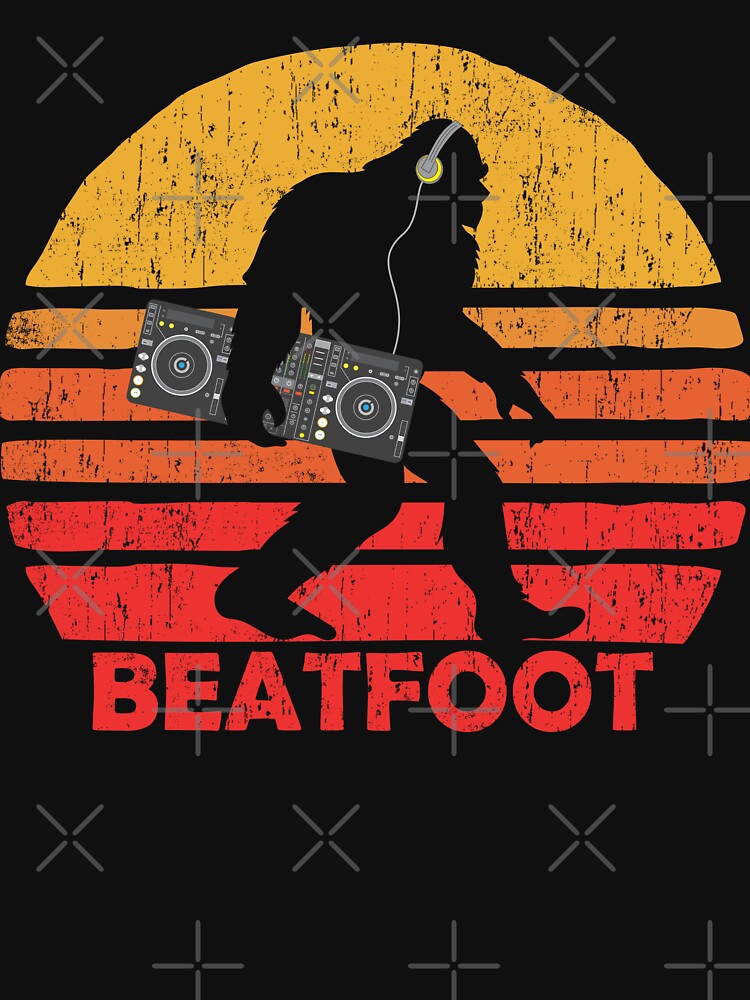 Bigfoot DJ Beatfoot Sasquatch - Funny DJ Graphic by Gerdek T-Shirts, Hoodie, Sweatshirt | BlankRebels.com (Image 3)